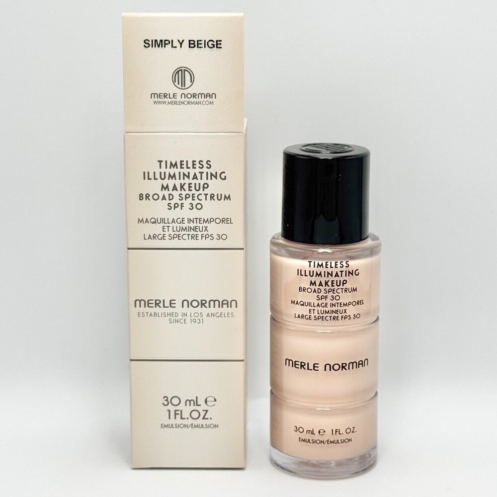 Merle Norman Timeless Illuminating Makeup - Simply Beige - 1 fl. oz. Full Size